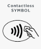 Contactless symbol logo
